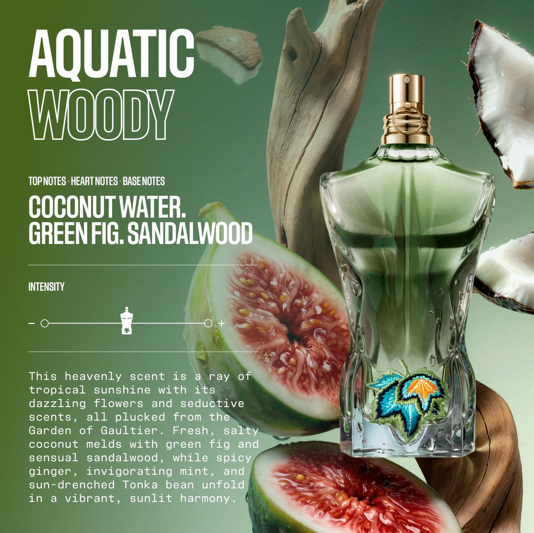 Jean Paul Gaultier Le Beau Paradise Garden Eau de Parfum 125ml | Fresh Woody Aquatic Cologne for Men | Shop Listing 2