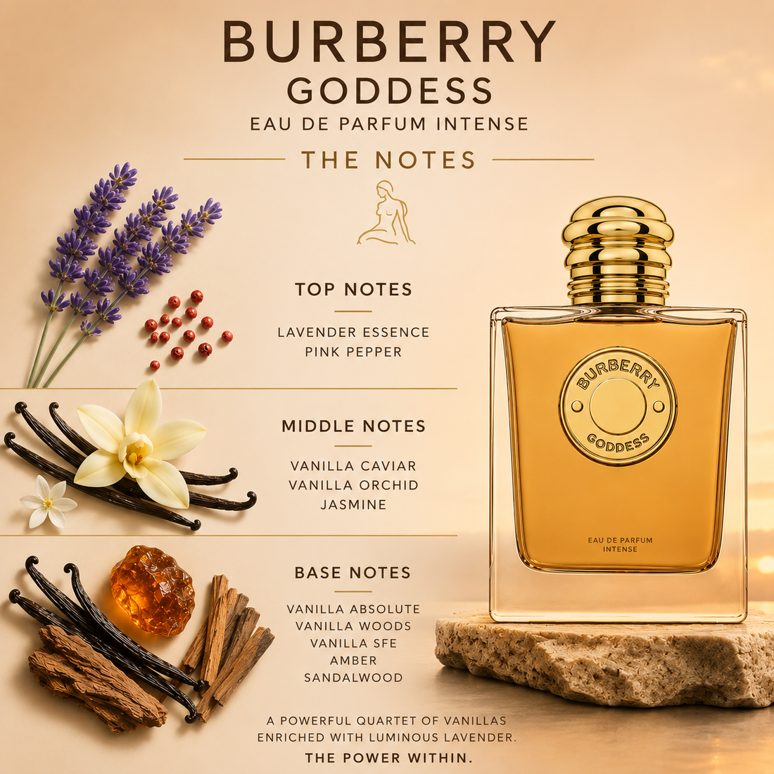 Burberry Goddess Eau de Parfum Intense 100ml | Vanilla Wood & Lavender Luxury Perfume for Women | Shop Listing 2