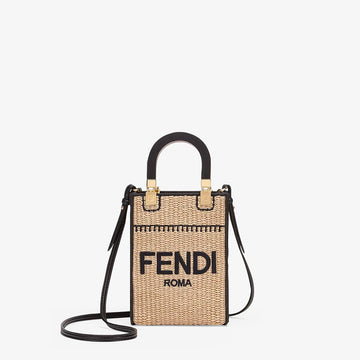 Fendi Braided Straw Mini Bag