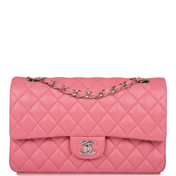 Chanel Medium Classic Double Flap Bag Rose Lambskin