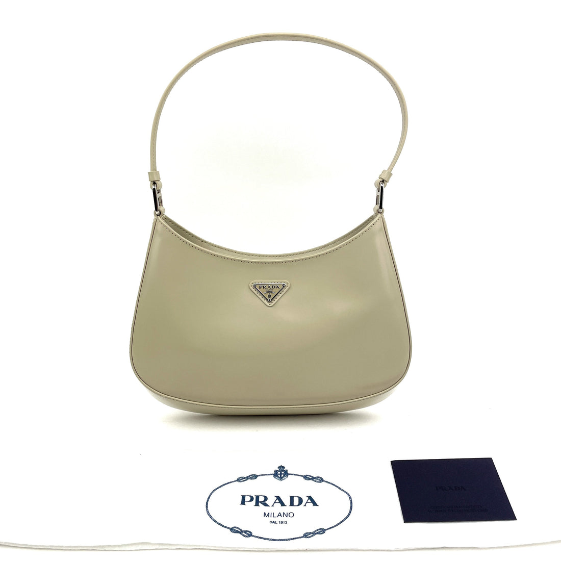 Prada Spazzolato Leather Cleo Bag