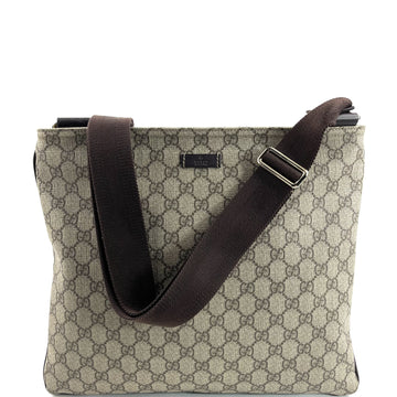 Gucci GG Supreme Flat Messenger Bag