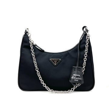 Prada Re-Edition 2005 Bag Set Black Multi