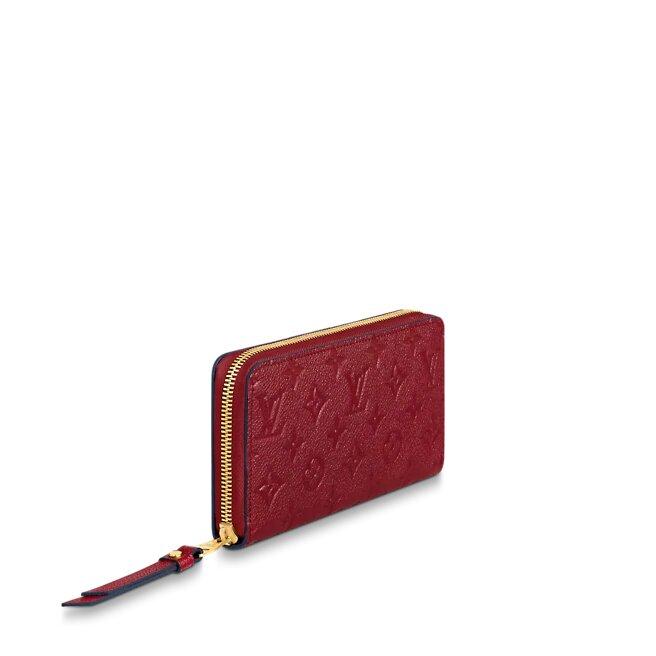 Louis Vuitton Zippy Wallet Cherry Berry Burgundy