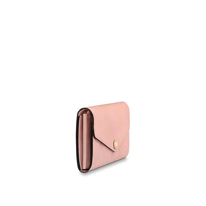 Louis Vuitton Sarah Wallet Rose Poudré Pink