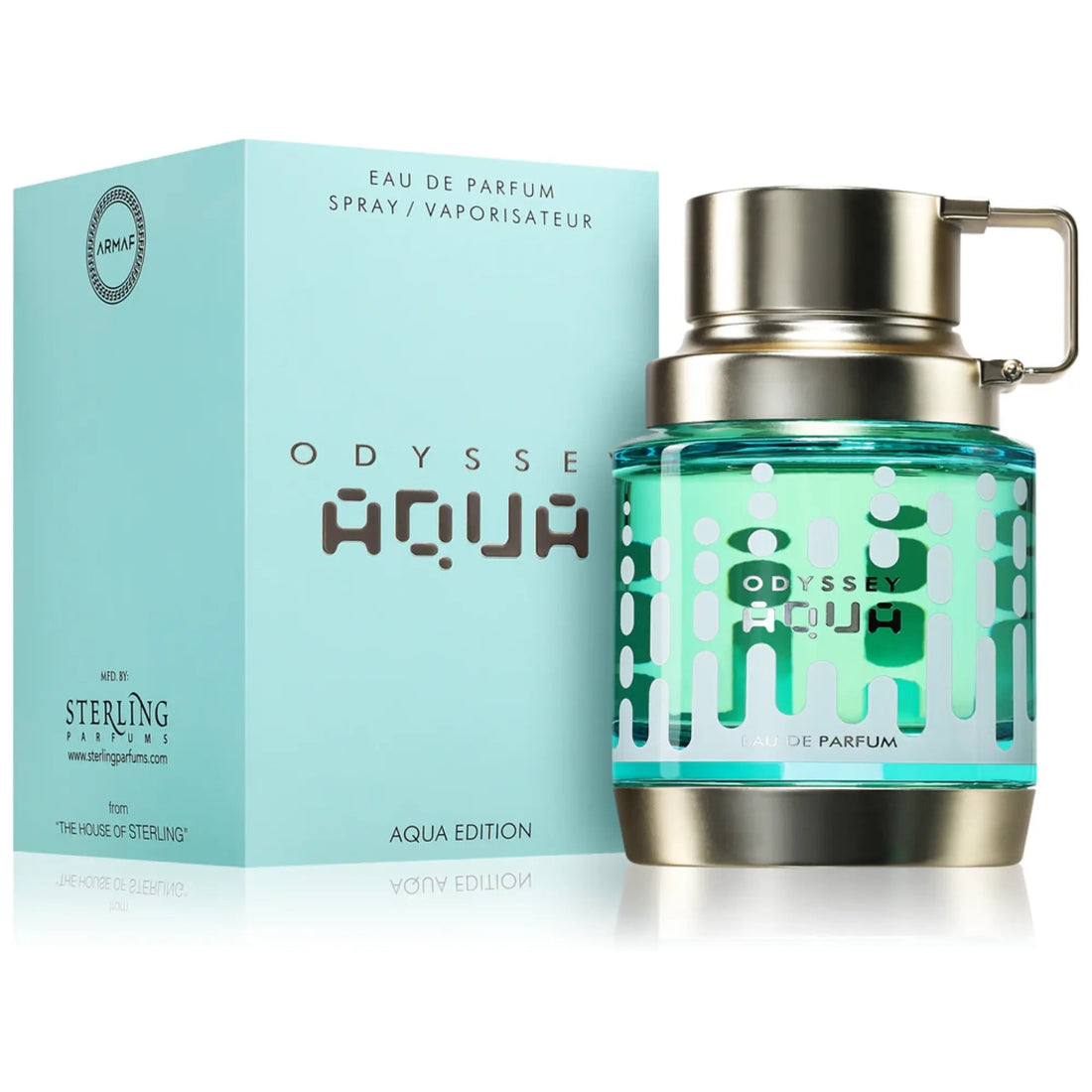 Armaf Odyssey Aqua Edition for Men Eau de Parfum perfume bottle and packaging