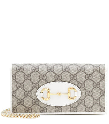 Gucci Horsebit 1955 Small Shoulder Bag White