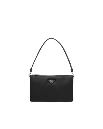 Prada Brushed Leather Mini Bag Black