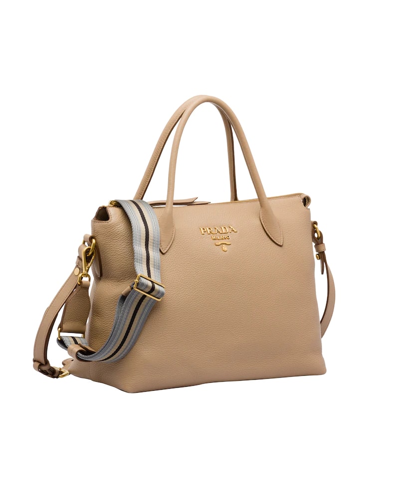 Leather Handbag Cameo Beige