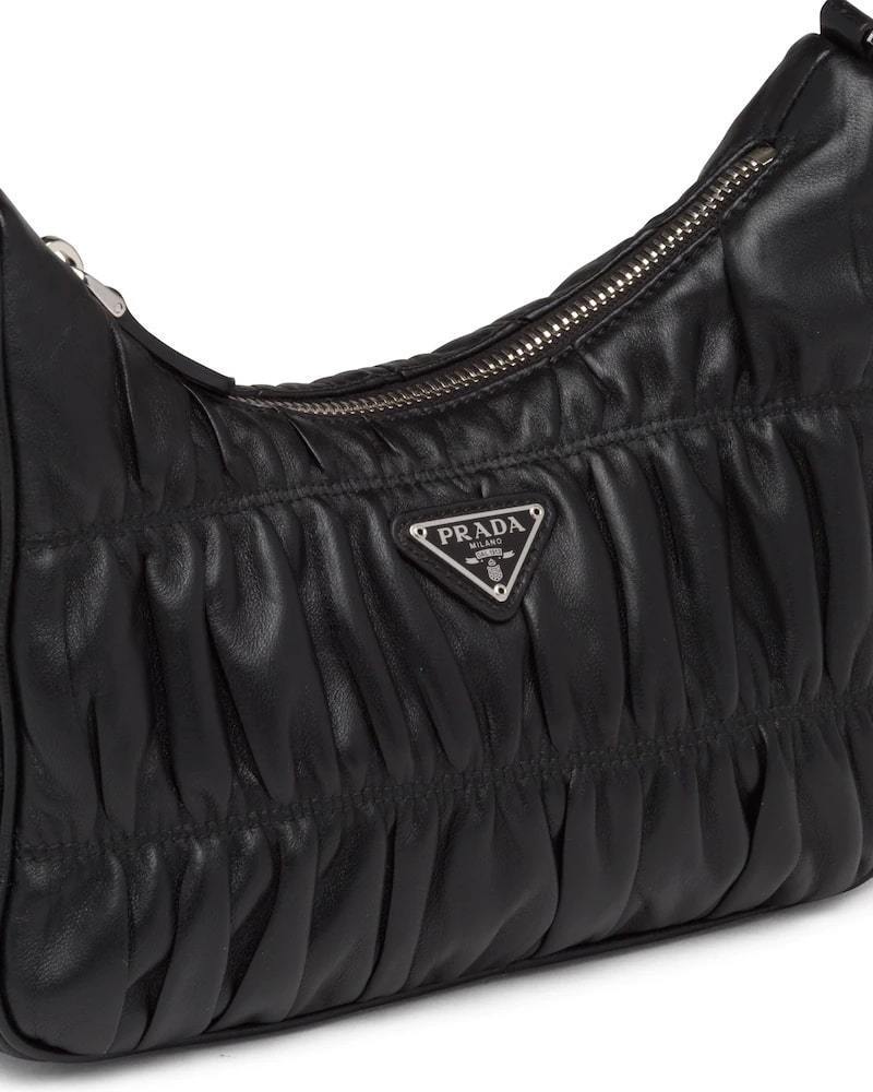 Prada Re-Edition 2005 Nappa Gaufré Bag Black