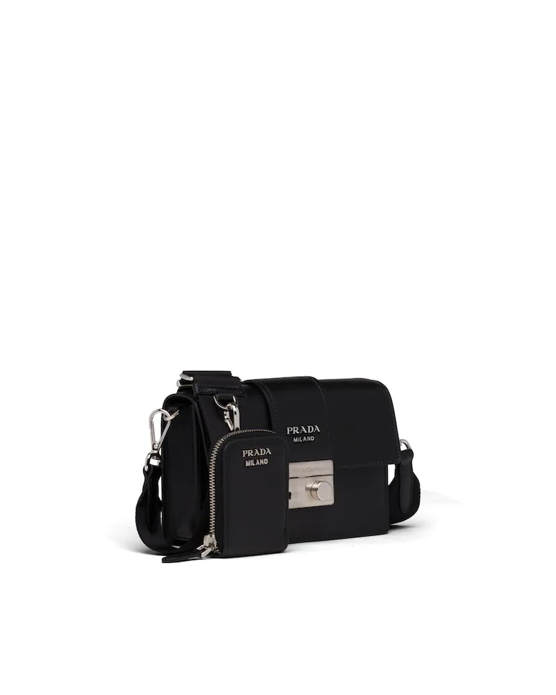 Leather Crossbody Bag Black
