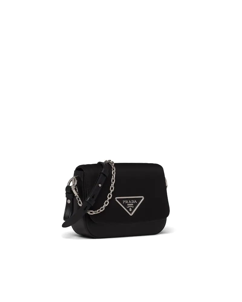 Prada Identity Nylon and Leather Shoulder Bag