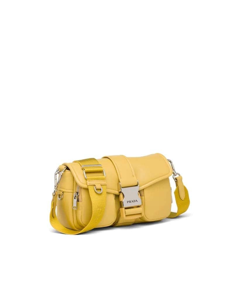 Prada Pocket Nappa Leather Bag Yellow
