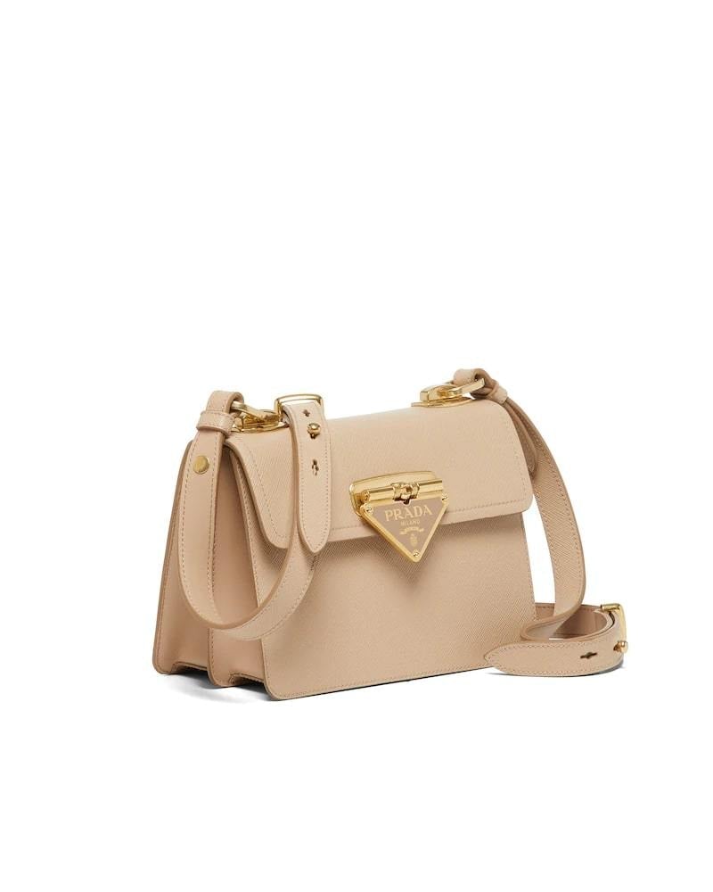 Prada Symbole Saffiano Leather Bag Cameo Beige