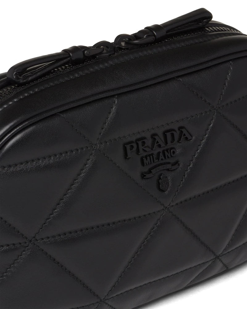 Prada Spectrum Nappa Leather Shoulder Bag Black