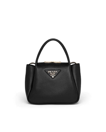 Prada Small Leather Handbag Black