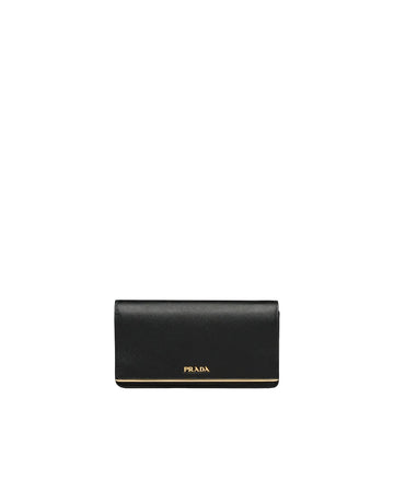Prada Leather Mini Bag Black