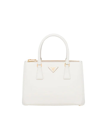 Prada Galleria Saffiano Leather Medium Bag White
