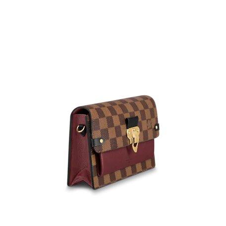 Louis Vuitton Vavin Chain Wallet Bordeaux Red and Black