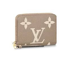 Louis Vuitton Zippy Coin Purse Tourterelle Cream