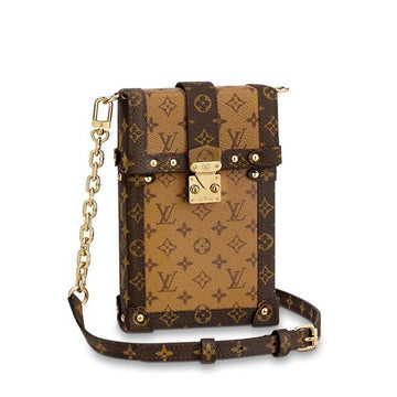 Louis Vuitton Vertical Trunk Pochette Monogram Reverse