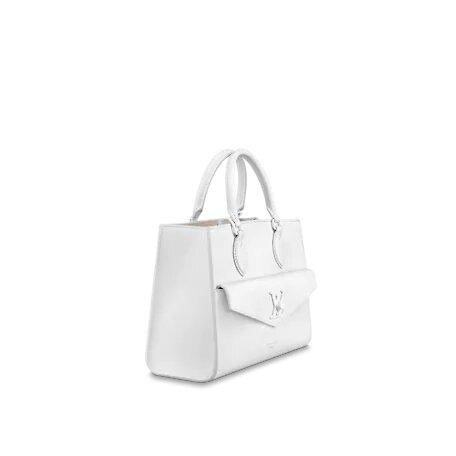 Louis Vuitton LockMe Tote PM White