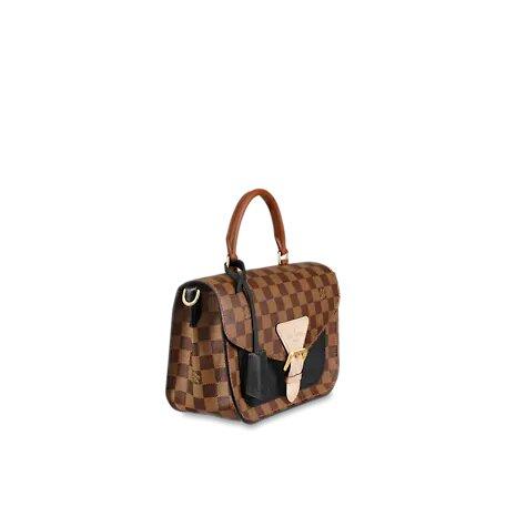 Louis Vuitton Beaumarchais Black and Caramel