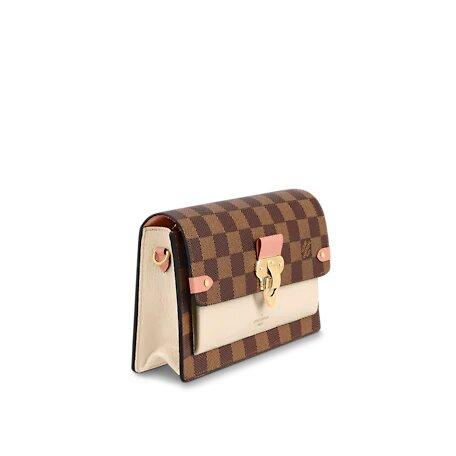 Louis Vuitton Vavin Chain Wallet Crème Beige and Vénus Pink