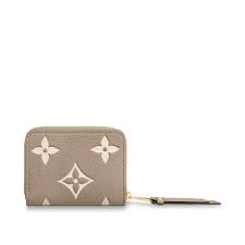 Louis Vuitton Zippy Coin Purse Tourterelle Cream
