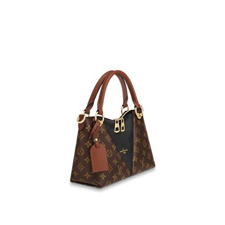 Louis Vuitton V Tote BB Black and Caramel