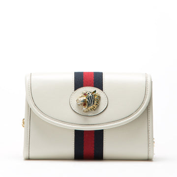 Gucci Rajah Medium Shoulder Bag White