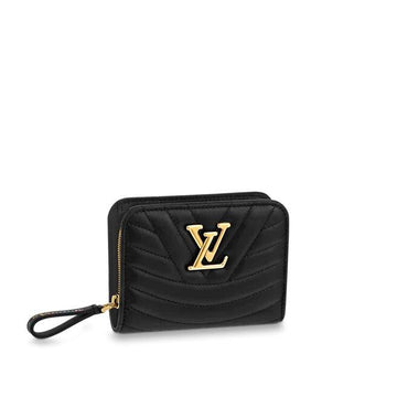 Louis Vuitton New Wave Zipped Compact Wallet Black