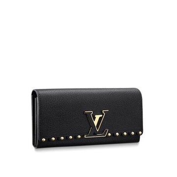 Louis Vuitton Capucines Wallet Black