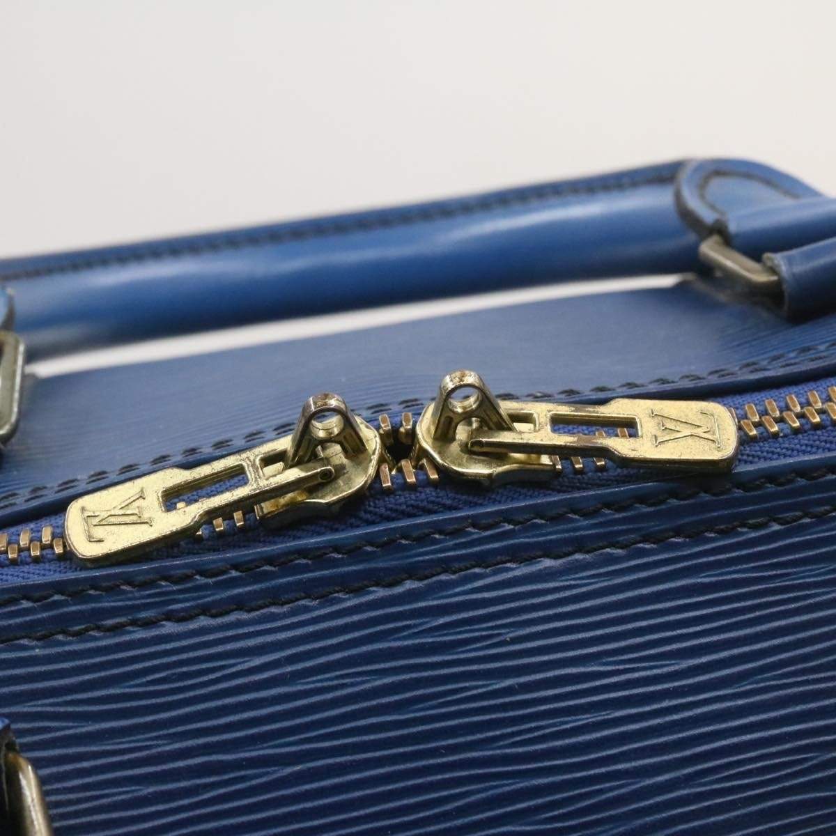 LOUIS VUITTON Epi Keepall 50 Boston Bag Blue VI0990 - Cap N Wrap