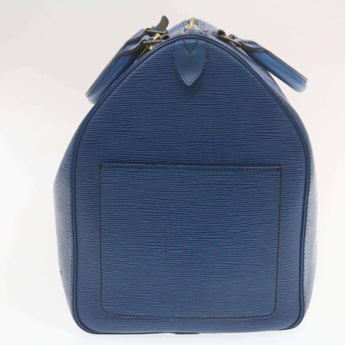 LOUIS VUITTON Epi Keepall 50 Boston Bag Blue VI0990 - Cap N Wrap