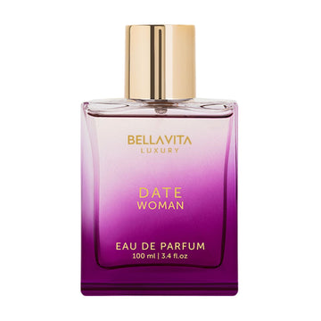 BellaVita Luxury DATE Eau de Parfum | 100 ml (3.4 fl oz.) | Perfume for Women | Floral Pink Pepper product image