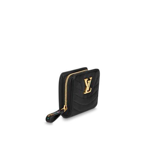 Louis Vuitton New Wave Zipped Compact Wallet Black