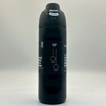 Owala FreeSip 24oz Stainless Steel Water Bottle Very Very Dark Top Quality