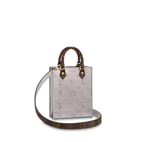 Louis Vuitton Petit Sac Plat Metallic Taupe Grey